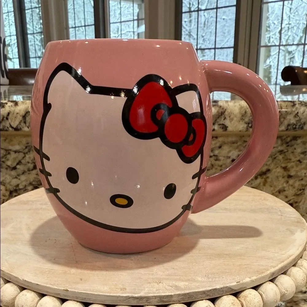 Hello Kitty Pink and Red Mug - Picture 1 of 4